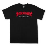 Thrasher Skate Mag Godzilla Short Sleeve Tee - Musta - Lyhythihainen T-paita