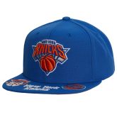 Mitchell & Ness NBA New York Knicks Front Face Snapback - Sininen - Korkki