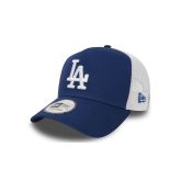New Era LA Dodgers Clean Blue A-Frame Trucker Cap - Sininen - Korkki