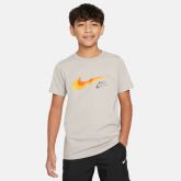 Nike Sportswear Big Kids' Graphic Tee Iron Ore - Harmaa - Lyhythihainen T-paita