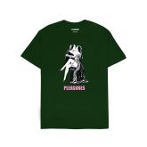 Pleasures French Kiss Tee Hunter Green - Vihreä - Lyhythihainen T-paita