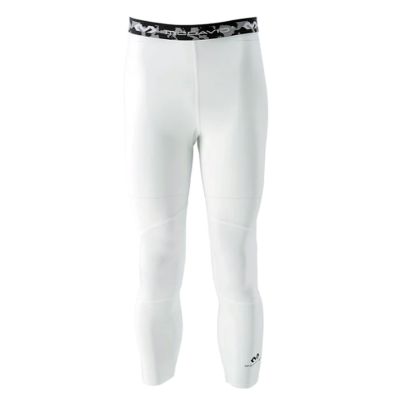 McDavid Compression 3/4 Tight With Dual Layer Knee Support White - Valkoinen - Housut