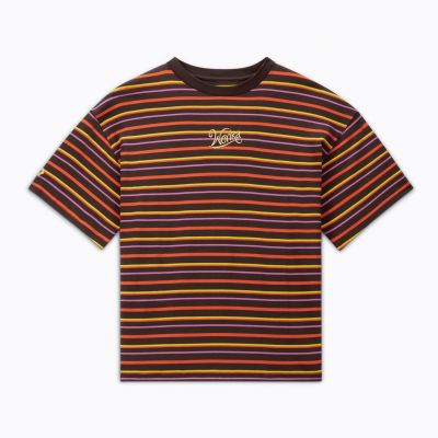 Converse x Wonka Striped Tee - Ruskea - Lyhythihainen T-paita