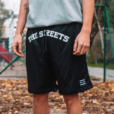 The Streets Black Shorts - Musta - Shortsit