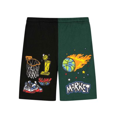 Market Memorabilia Shorts Green - Vihreä - Shortsit