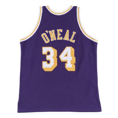 mitchell & ness la lakers 1996-97 shaquille o´neal reversed fleece swingman jersey - Violetti - Jersey mitchell & ness la lakers 1996-97 shaquille o´neal reversed fleece swingman jersey - Violetti - Jersey