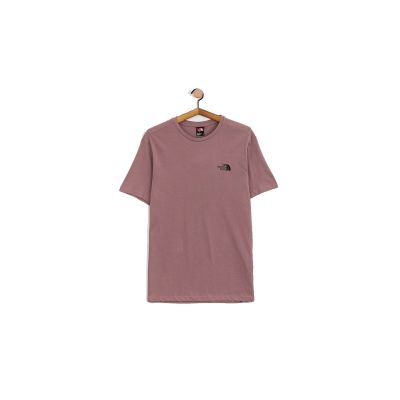 The North Face M S/S Simple Dome Tee - Vaaleanpunainen - Lyhythihainen T-paita
