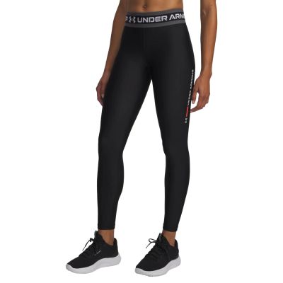 Under Armour Tech Branded Legging Black - Musta - Kompressioleggingsit Under Armour Tech Branded Legging Black - Musta - Kompressioleggingsit