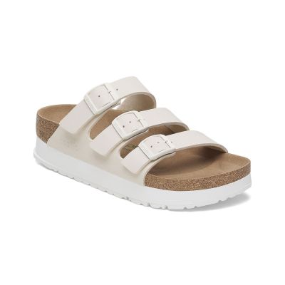 Birkenstock Florida III PAP Flex Platform Birko-Flor Narrow Fit Offwhite - Ruskea - Sandaalit Birkenstock Florida III PAP Flex Platform Birko-Flor Narrow Fit Offwhite - Ruskea - Sandaalit