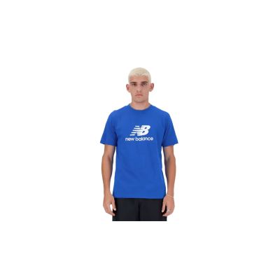 New Balance Sport Essentials Logo T-Shirt - Sininen - Lyhythihainen T-paita