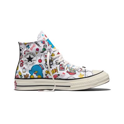 Converse x Hello Kitty And Friends Chuck 70 Stickers 4.5 - Valkoinen - Lenkkarit Converse x Hello Kitty And Friends Chuck 70 Stickers 4.5 - Valkoinen - Lenkkarit