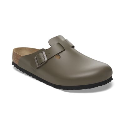 Birkenstock Boston Natural Leather Narrow Fit Grey - Harmaa - Sandaalit Birkenstock Boston Natural Leather Narrow Fit Grey - Harmaa - Sandaalit