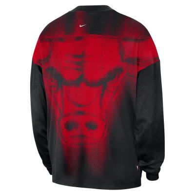 Nike Chicago Bulls Standard Issue Men's Dri-FIT Long-Sleeve Basketball Top Black - Musta - Huppari Nike Chicago Bulls Standard Issue Men's Dri-FIT Long-Sleeve Basketball Top Black - Musta - Huppari