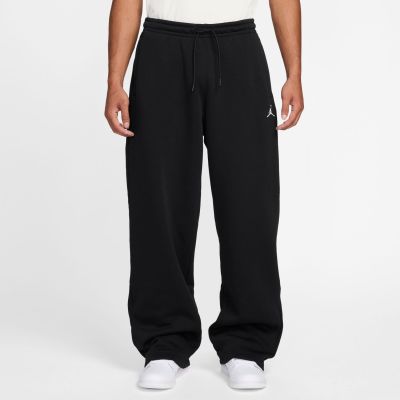 Jordan Brooklyn Fleece Oversized Open-Hem Pants Black - Musta - Housut Jordan Brooklyn Fleece Oversized Open-Hem Pants Black - Musta - Housut