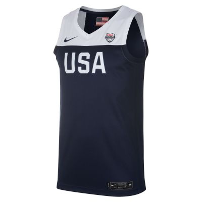 Nike USA (Road) Basketball Jersey - Sininen - Jersey