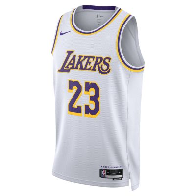 Nike Dri-FIT LeBron James Los Angeles Lakers Association Edition 2022/23 Swingman Jersey White - Valkoinen - Jersey