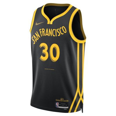 Nike Dri-FIT NBA Golden State Warriors Stephen Curry City Edition 23/24 Swingman Jersey - Musta - Jersey