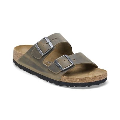 Birkenstock Arizona Oiled Leather Narrow Fit Green - Vihreä - Sandaalit Birkenstock Arizona Oiled Leather Narrow Fit Green - Vihreä - Sandaalit