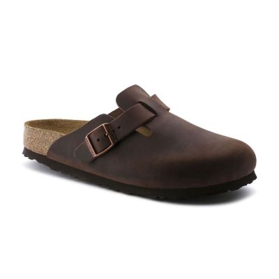 Birkenstock Boston Soft Footbed Oiled Leather Regular Fit - Ruskea - Sandaalit Birkenstock Boston Soft Footbed Oiled Leather Regular Fit - Ruskea - Sandaalit