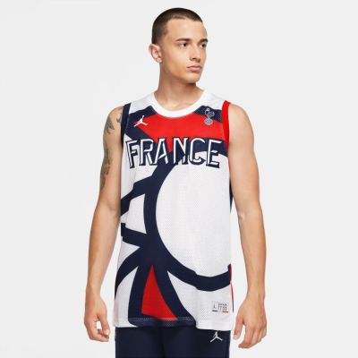 Jordan France Jumpman Jersey - Valkoinen - Jersey Jordan France Jumpman Jersey - Valkoinen - Jersey