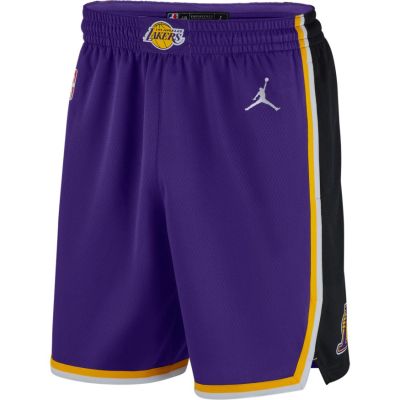 Nike LA Lakers Statement Edition 2020 NBA Swingman Shorts - Violetti - Shortsit Nike LA Lakers Statement Edition 2020 NBA Swingman Shorts - Violetti - Shortsit
