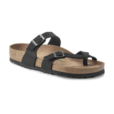 Birkenstock Mayari Vegan Birko-Flor Nubuck Narrow Fit - Musta - Sandaalit Birkenstock Mayari Vegan Birko-Flor Nubuck Narrow Fit - Musta - Sandaalit