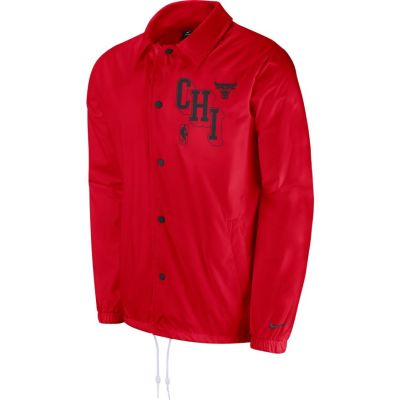 Nike Chicago Bulls Courtside Coach Jacket - Punainen - Takki Nike Chicago Bulls Courtside Coach Jacket - Punainen - Takki