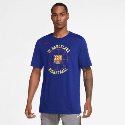 Nike Dri-Fit Fc Barcelona Basketball Tee - Sininen - Lyhythihainen T-paita Nike Dri-Fit Fc Barcelona Basketball Tee - Sininen - Lyhythihainen T-paita