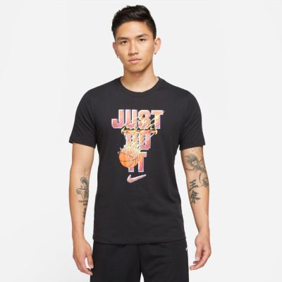 Nike Dri-Fit "Just Do It" Tee - Musta - Lyhythihainen T-paita Nike Dri-Fit "Just Do It" Tee - Musta - Lyhythihainen T-paita