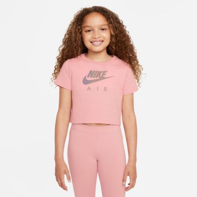 Nike Sportswear Older Kids Girls Crop Tee - Vaaleanpunainen - Lyhythihainen T-paita Nike Sportswear Older Kids Girls Crop Tee - Vaaleanpunainen - Lyhythihainen T-paita