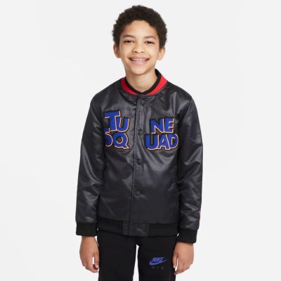 Nike X Space Jam: A New Legacy Big Kids Jacket - Musta - Takki Nike X Space Jam: A New Legacy Big Kids Jacket - Musta - Takki