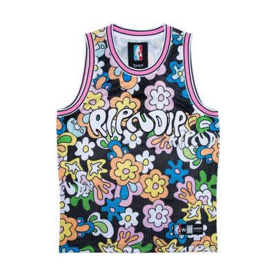 Rip N Dip Flower Child Basketball Jersey Multi-Color - Monivärinen - Jersey Rip N Dip Flower Child Basketball Jersey Multi-Color - Monivärinen - Jersey
