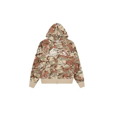 ICECREAM Choc Chip Running Dog Zip Through Hoodie - Ruskea - Huppari ICECREAM Choc Chip Running Dog Zip Through Hoodie - Ruskea - Huppari