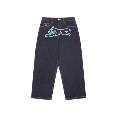 ICECREAM Running Dog Triple Scoop Denim Pants Indigo - Sininen - Housut ICECREAM Running Dog Triple Scoop Denim Pants Indigo - Sininen - Housut