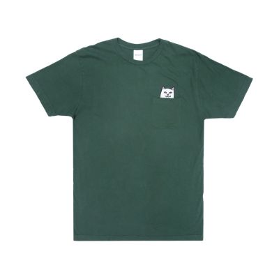 Rip N Dip Lord Nermal Pocket Tee Olive - Vihreä - Lyhythihainen T-paita Rip N Dip Lord Nermal Pocket Tee Olive - Vihreä - Lyhythihainen T-paita