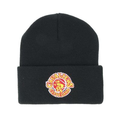 Mitchell & Ness Cleveland Cavaliers Team Logo Cuff Knit - Musta - Korkki Mitchell & Ness Cleveland Cavaliers Team Logo Cuff Knit - Musta - Korkki