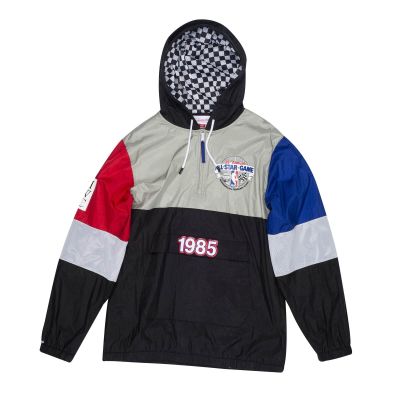 Mitchell & Ness All Star Surprise Win Windbreaker Black / Silver - Musta - Takki Mitchell & Ness All Star Surprise Win Windbreaker Black / Silver - Musta - Takki