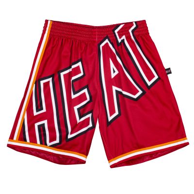 Mitchell & Ness Blown Out Fashion Shorts Miami Heat Red - Punainen - Shortsit