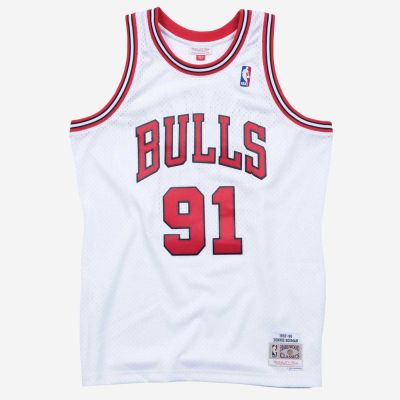 Mitchell & Ness NBA Swingman Jersey Chicago Bulls Dennis Rodman White - Valkoinen - Jersey