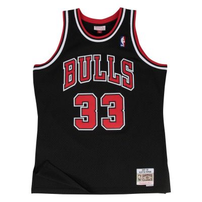 Mitchell & Ness NBA Swingman Jersey Chicago Bulls Scottie Pippen Black - Musta - Jersey Mitchell & Ness NBA Swingman Jersey Chicago Bulls Scottie Pippen Black - Musta - Jersey
