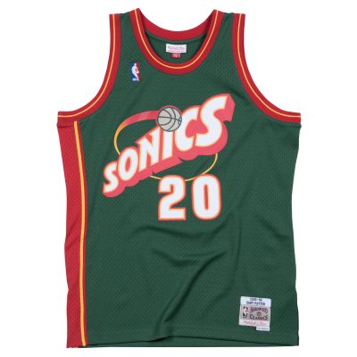 Mitchell & Ness NBA Swingman Jersey Seattle Supersonics Gary Payton - Vihreä - Jersey Mitchell & Ness NBA Swingman Jersey Seattle Supersonics Gary Payton - Vihreä - Jersey
