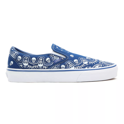 Vans Ua Classic Slip-On Bandana True Blue - Sininen - Lenkkarit Vans Ua Classic Slip-On Bandana True Blue - Sininen - Lenkkarit