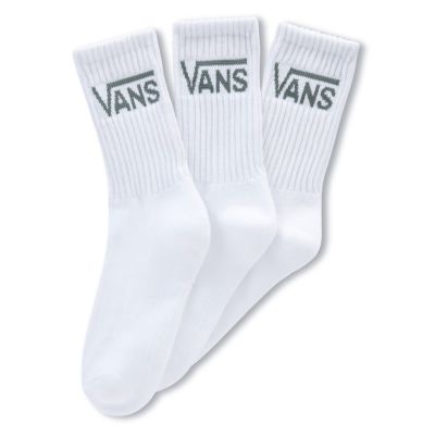 Vans WM Classic Crew Wmns Socks 3-Pack White - Valkoinen - Sukat