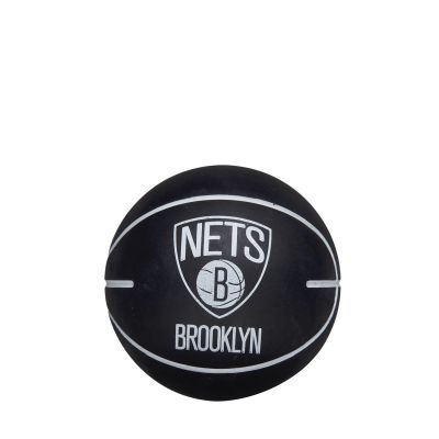 Wilson NBA Dribbler Basketball Brooklyn Nets - Musta - Pallo