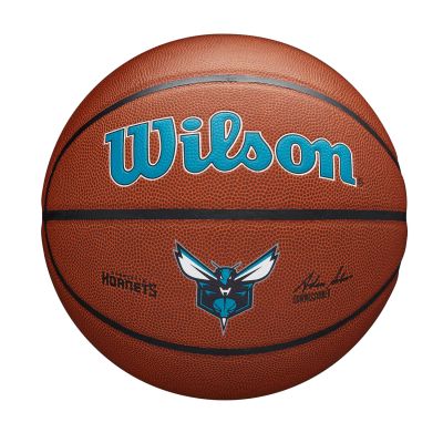 Wilson NBA Team Alliance Basketball Charlotte Hornets Size 7 - Ruskea - Pallo