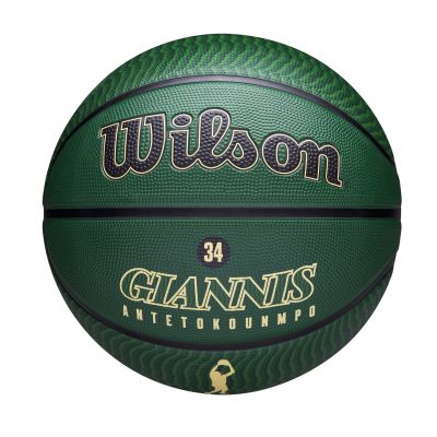 Wilson NBA Player Icon Outhdoor  Giannis Antetokounmpo Size 7 - Vihreä - Pallo