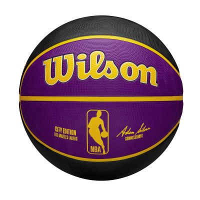 Wilson 2023 NBA Team City Edition Los Angeles Lakers Size 7 - Violetti - Pallo