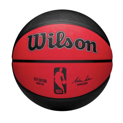 Wilson 2023 NBA Team City Edition Miami Heat Size 7 - Punainen - Pallo